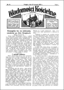 Wiadomości Kościelne : przy kościele w Podgórzu 1932-1933, R. 4, nr 39