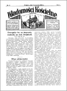 Wiadomości Kościelne : przy kościele w Podgórzu 1932-1933, R. 4, nr 41