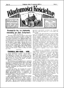 Wiadomości Kościelne : przy kościele w Podgórzu 1932-1933, R. 4, nr 43