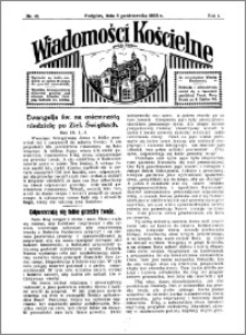 Wiadomości Kościelne : przy kościele w Podgórzu 1932-1933, R. 4, nr 46