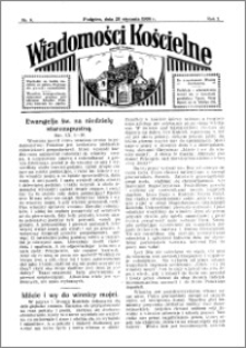 Wiadomości Kościelne : przy kościele w Podgórzu 1933-1934, R. 5, nr 9