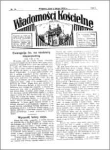 Wiadomości Kościelne : przy kościele w Podgórzu 1933-1934, R. 5, nr 10