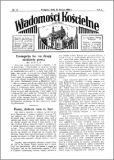 Wiadomości Kościelne : przy kościele w Podgórzu 1933-1934, R. 5, nr 13