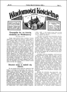 Wiadomości Kościelne : przy kościele w Podgórzu 1933-1934, R. 5, nr 21
