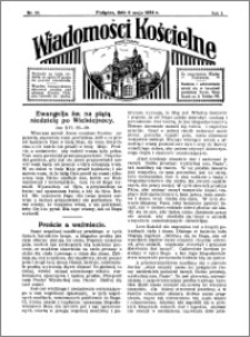 Wiadomości Kościelne : przy kościele w Podgórzu 1933-1934, R. 5, nr 23