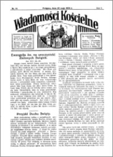 Wiadomości Kościelne : przy kościele w Podgórzu 1933-1934, R. 5, nr 25