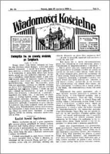 Wiadomości Kościelne : przy kościele w Podgórzu 1933-1934, R. 5, nr 29