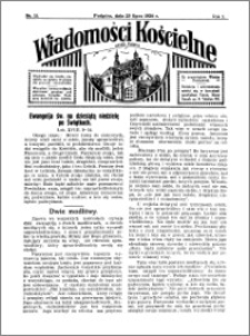 Wiadomości Kościelne : przy kościele w Podgórzu 1933-1934, R. 5, nr 35
