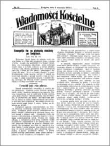 Wiadomości Kościelne : przy kościele w Podgórzu 1933-1934, R. 5, nr 40