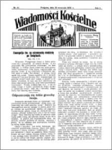 Wiadomości Kościelne : przy kościele w Podgórzu 1933-1934, R. 5, nr 43