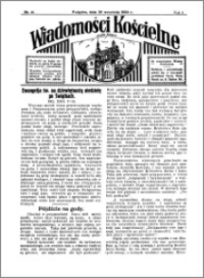 Wiadomości Kościelne : przy kościele w Podgórzu 1933-1934, R. 5, nr 44