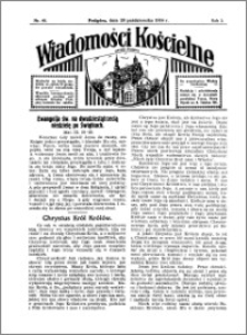Wiadomości Kościelne : przy kościele w Podgórzu 1933-1934, R. 5, nr 48