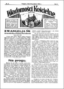 Wiadomości Kościelne : przy kościele w Podgórzu 1934-1935, R. 6, nr 5