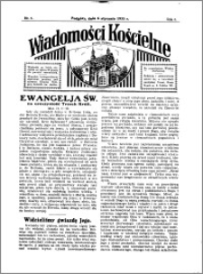 Wiadomości Kościelne : przy kościele w Podgórzu 1934-1935, R. 6, nr 6