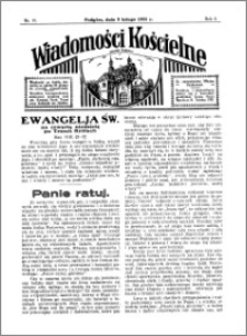 Wiadomości Kościelne : przy kościele w Podgórzu 1934-1935, R. 6, nr 10