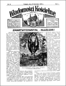 Wiadomości Kościelne : przy kościele w Podgórzu 1934-1935, R. 6, nr 21