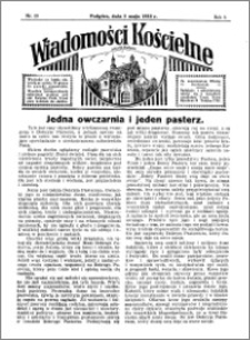 Wiadomości Kościelne : przy kościele w Podgórzu 1934-1935, R. 6, nr 23