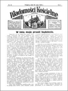 Wiadomości Kościelne : przy kościele w Podgórzu 1934-1935, R. 6, nr 26