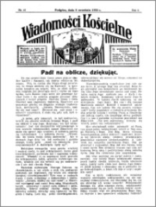 Wiadomości Kościelne : przy kościele w Podgórzu 1934-1935, R. 6, nr 41