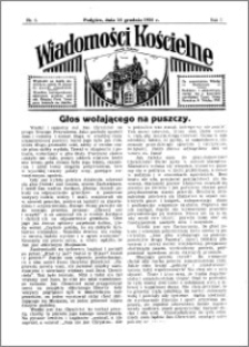 Wiadomości Kościelne : przy kościele w Podgórzu 1935-1936, R. 7, nr 3