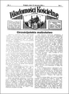 Wiadomości Kościelne : przy kościele w Podgórzu 1935-1936, R. 7, nr 8
