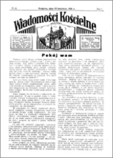 Wiadomości Kościelne : przy kościele w Podgórzu 1935-1936, R. 7, nr 21