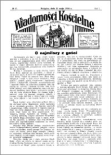 Wiadomości Kościelne : przy kościele w Podgórzu 1935-1936, R. 7, nr 27