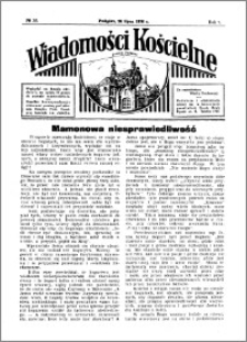 Wiadomości Kościelne : przy kościele w Podgórzu 1935-1936, R. 7, nr 35