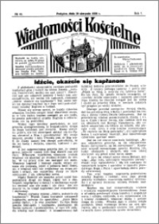 Wiadomości Kościelne : przy kościele w Podgórzu 1935-1936, R. 7, nr 40