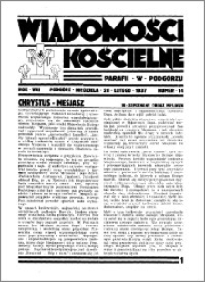 Wiadomości Kościelne : przy kościele w Podgórzu 1936-1937, R. 8, nr 14