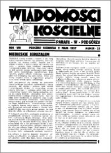 Wiadomości Kościelne : przy kościele w Podgórzu 1936-1937, R. 8, nr 23