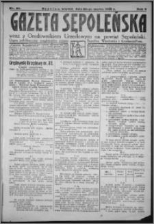 Gazeta Sępoleńska 1928, R. 2, nr 33