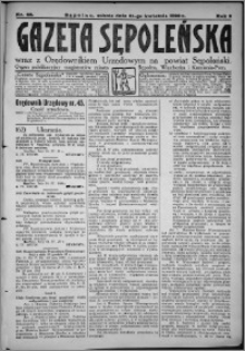 Gazeta Sępoleńska 1928, R. 2, nr 46