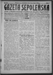 Gazeta Sępoleńska 1928, R. 2, nr 74