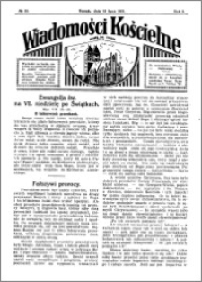 Wiadomości Kościelne : przy kościele św. Jakóba 1930-1931, R. 2, nr 33