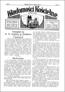 Wiadomości Kościelne : przy kościele św. Jakóba 1930-1931, R. 2, nr 37