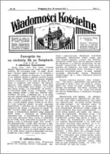 Wiadomości Kościelne : przy kościele św. Jakóba 1930-1931, R. 2, nr 38