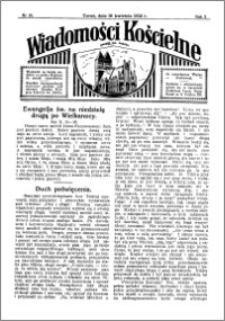 Wiadomości Kościelne : przy kościele św. Jakóba 1931-1932, R. 3, nr 20