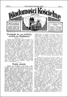 Wiadomości Kościelne : przy kościele św. Jakóba 1931-1932, R. 3, nr 22