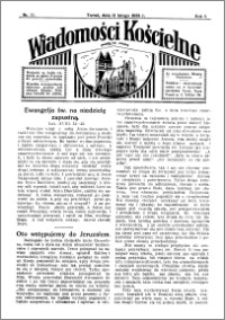 Wiadomości Kościelne : przy kościele św. Jakóba 1933-1934, R. 5, nr 11