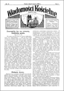 Wiadomości Kościelne : przy kościele św. Jakóba 1933-1934, R. 5, nr 15