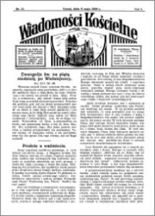Wiadomości Kościelne : przy kościele św. Jakóba 1933-1934, R. 5, nr 23
