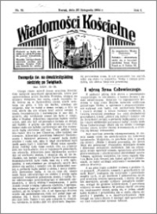 Wiadomości Kościelne : przy kościele św. Jakóba 1933-1934, R. 5, nr 52
