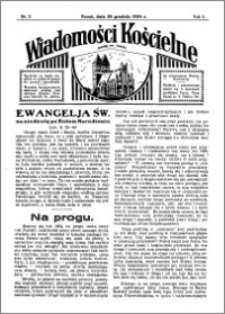 Wiadomości Kościelne : przy kościele św. Jakóba 1934-1935, R. 6, nr 5