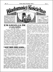 Wiadomości Kościelne : przy kościele św. Jakóba 1934-1935, R. 6, nr 11