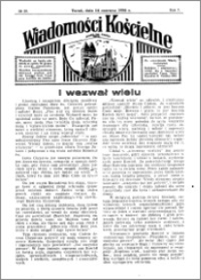Wiadomości Kościelne : przy kościele św. Jakóba 1935-1936, R. 7, nr 29