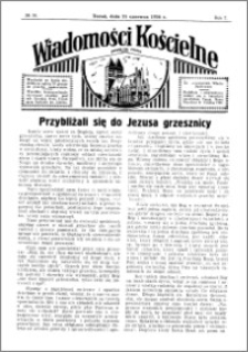 Wiadomości Kościelne : przy kościele św. Jakóba 1935-1936, R. 7, nr 30