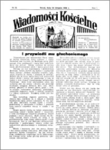 Wiadomości Kościelne : przy kościele św. Jakóba 1935-1936, R. 7, nr 38