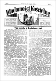 Wiadomości Kościelne : przy kościele św. Jakóba 1935-1936, R. 7, nr 39