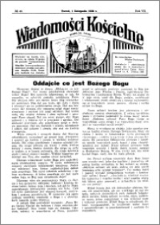 Wiadomości Kościelne : przy kościele św. Jakóba 1935-1936, R. 7, nr 49
